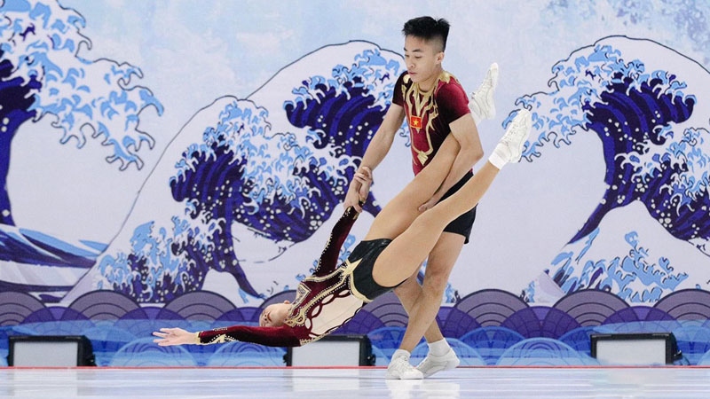 Vietnamese pair win gold at Aerobic Gymnastics Asian Championships